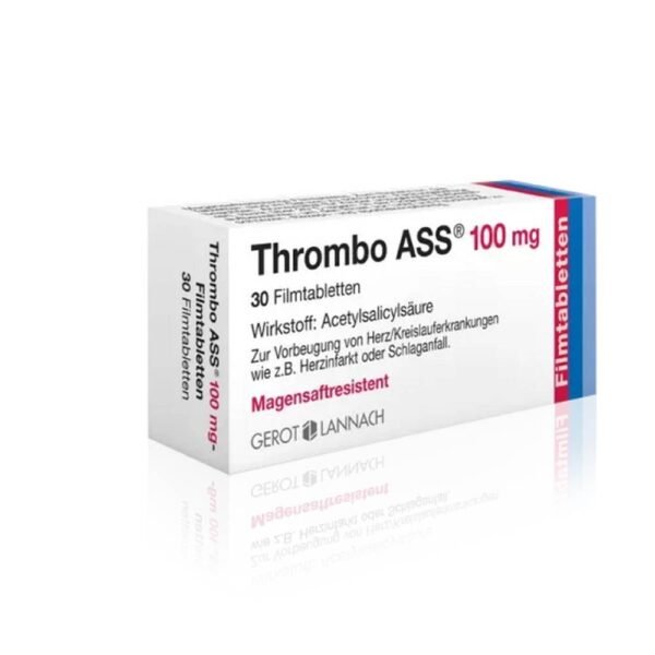 Профилактика тромбообразования и сосудистых заболеваний - Gerot Thrombo ASS 100mg,