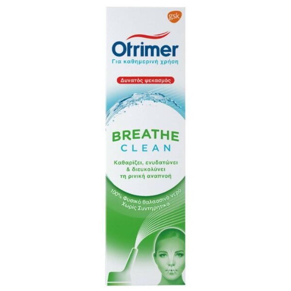 Désinfection des voies nasales - GlaxoSmithKline Otrimer Breathe Clean Strong Spray
