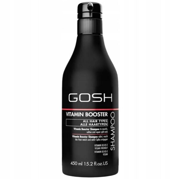 GOSH VITAMIN BOOSTER для волос 450 мл питает и увлажняет волосы и кожу головы, волосы мягкие и гладкие со здоровым блеском.