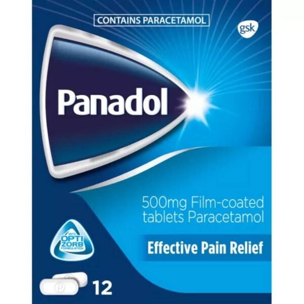 Alivia eficazmente el dolor y reduce la fiebre — GSK Panadol Optizorb 500mg,