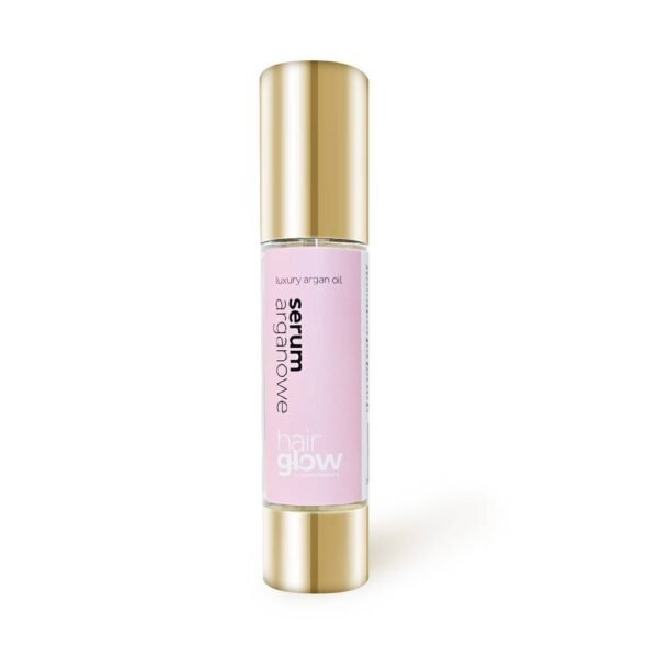L'huile d'argan de luxe HairGlow pour cheveux 50 ml nourrit et transforme les cheveux, leur donne une brillance naturelle et une douceur époustouflante, protège les cheveux des effets nocifs des rayons ultraviolets.