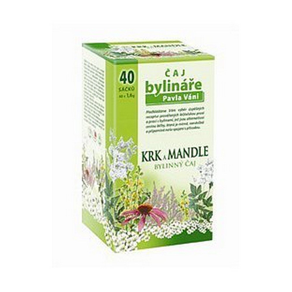 herbalists tea neck and almonds 40x16g A soothing herbal tea blend featuring neck-supporting herbs and almond, designed to provide comfort and relaxation. Ideal for promoting overall well-being, especially for the throat and respiratory system.