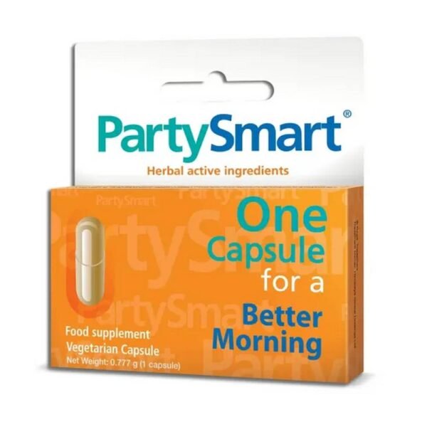 Облегчает симптомы похмелья - Himalaya PartySmart Herbal Capsule for Hangover Relief,