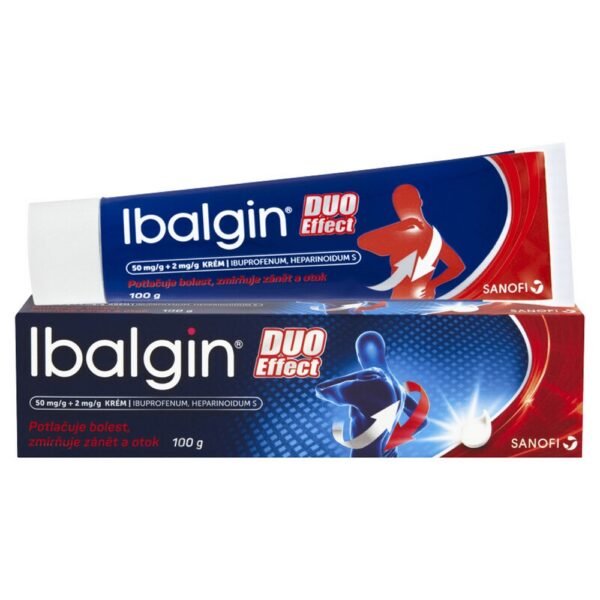 Ungüento Ibalgin Duo 50 mg / g + 2 mg / g, 100 g: un analgésico tópico utilizado para aliviar el dolor muscular y articular, que combina ibuprofeno (antiinflamatorio) y levomentol (efecto refrescante). Ayuda a reducir la inflamación y proporciona alivio del dolor.