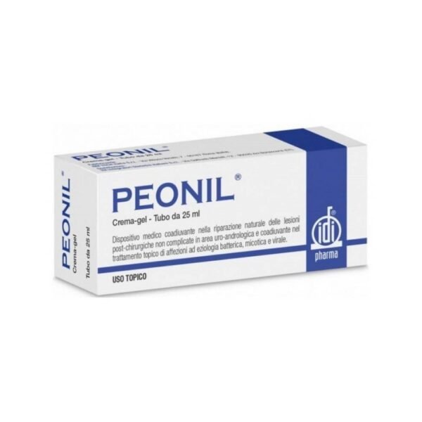 IDIPHARMA Peonyl 25 ml is used as an adjuvant in the natural recovery of uncomplicated postoperative lesions, as well as an adjuvant in the treatment of bacterial, fungal and viral infections.