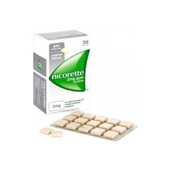 Johnson & Johnson Nicorette 2 mg 30 ayuda a combatir las ansias de fumar tanto al dejar de fumar por completo como al reducir el número de cigarrillos o ramitas fumadas.