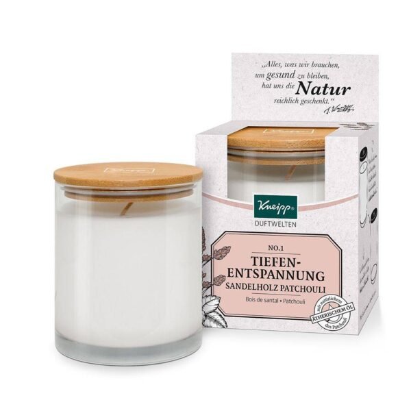 The woody scent of sandalwood patchouli with natural essential patchouli oil lets your mind calm down and creates a soothing atmosphere.