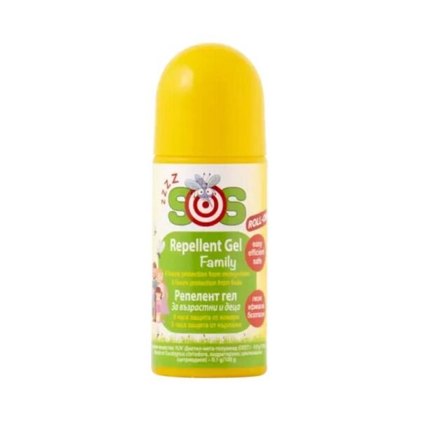 Защищает от комаров и других насекомых - Kokona SOS Family Roll-on Repellent Gel,