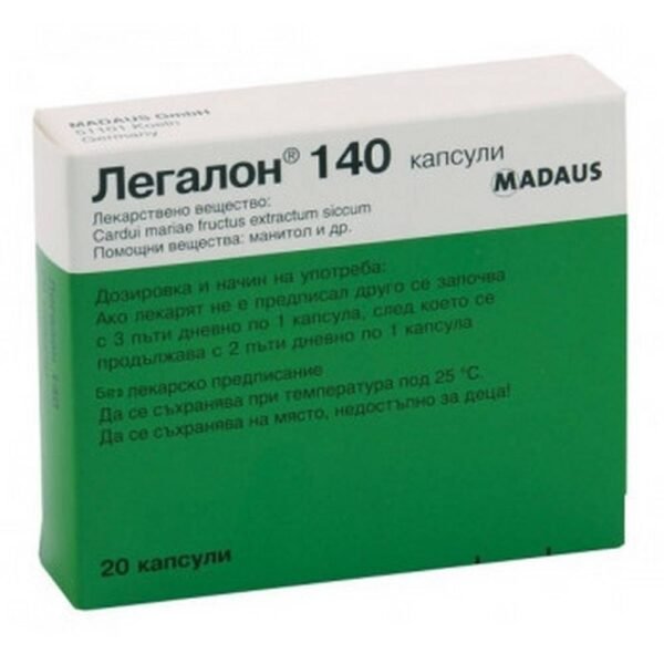 Soutien à la fonction hépatique saine – Madaus LEGALON for a healthy liver capsules 140mg,