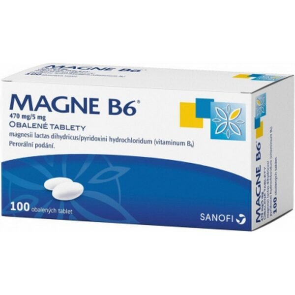 A supplement designed to support muscle function and reduce fatigue, combining magnesium and vitamin B6.