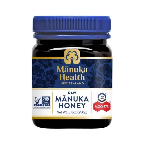 Honig Manuka Health MGO 550+ 250g Применяется в пище, помогает укрепить иммунную систему, обладает антибактериальными и противовоспалительными свойствами, способствует поддержанию здоровья пищеварительной системы.