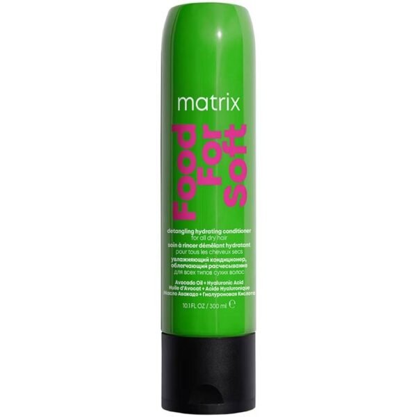 MATRIX FOOD FOR SOFT moisturizing hair 300ml moisturizes and nourishes brittle and dry hair, adds shine, makes it easier to comb.
