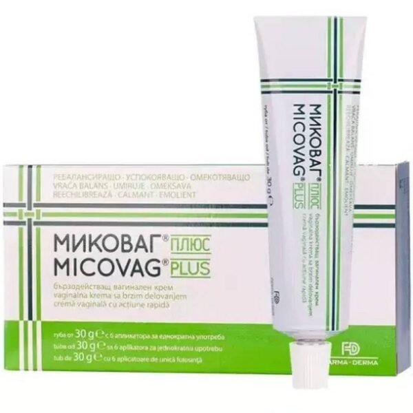 Tratamiento de infecciones vaginales – Naturpharma Micovag Plus Vaginal Cream,