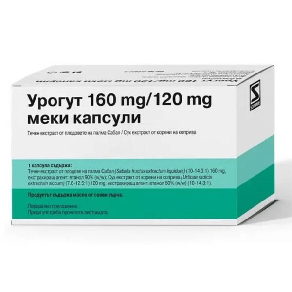 Supports urinary tract and bladder health — Naturprodukt Urogut 160mg:/ 120mg,