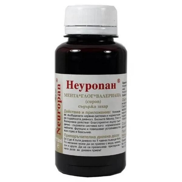 Alivio de los síntomas de tensión nerviosa y estrés — Neuropan Herbal Soothing Syrup,