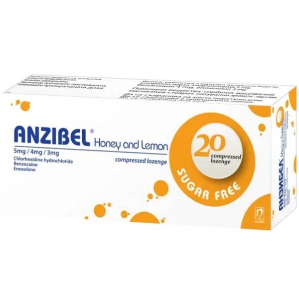 Pain relief for sore throat – Nobel Anzibel Lozenges,