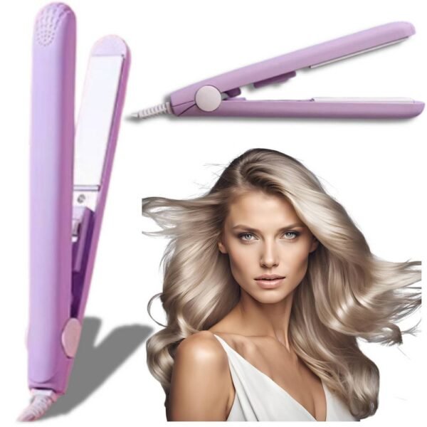 Oasis Conditioners MINI STRAIGHTENER CURLER TOURIST TRAVEL SMALL FOR CURLES BAGS идеальное устройство для укладки волос во время путешествий, керамическое покрытие, быстрый нагрев.