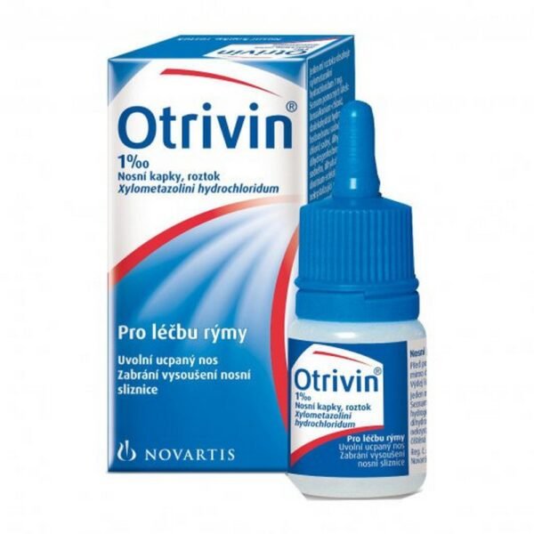 Otrivin 1 mg/ml Nasal Drops 10ml is used to relieve nasal congestion caused by conditions like colds, allergies, or sinusitis. The active ingredient, xylometazoline hydrochloride, is a decongestant that works by constricting blood vessels in the nasal passages, reducing swelling and allowing for easier breathing.