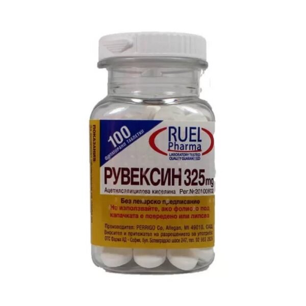 Soulagement de la douleur pour les maux de tête, de dents et musculaires - Perrigo Ruvexin 325mg