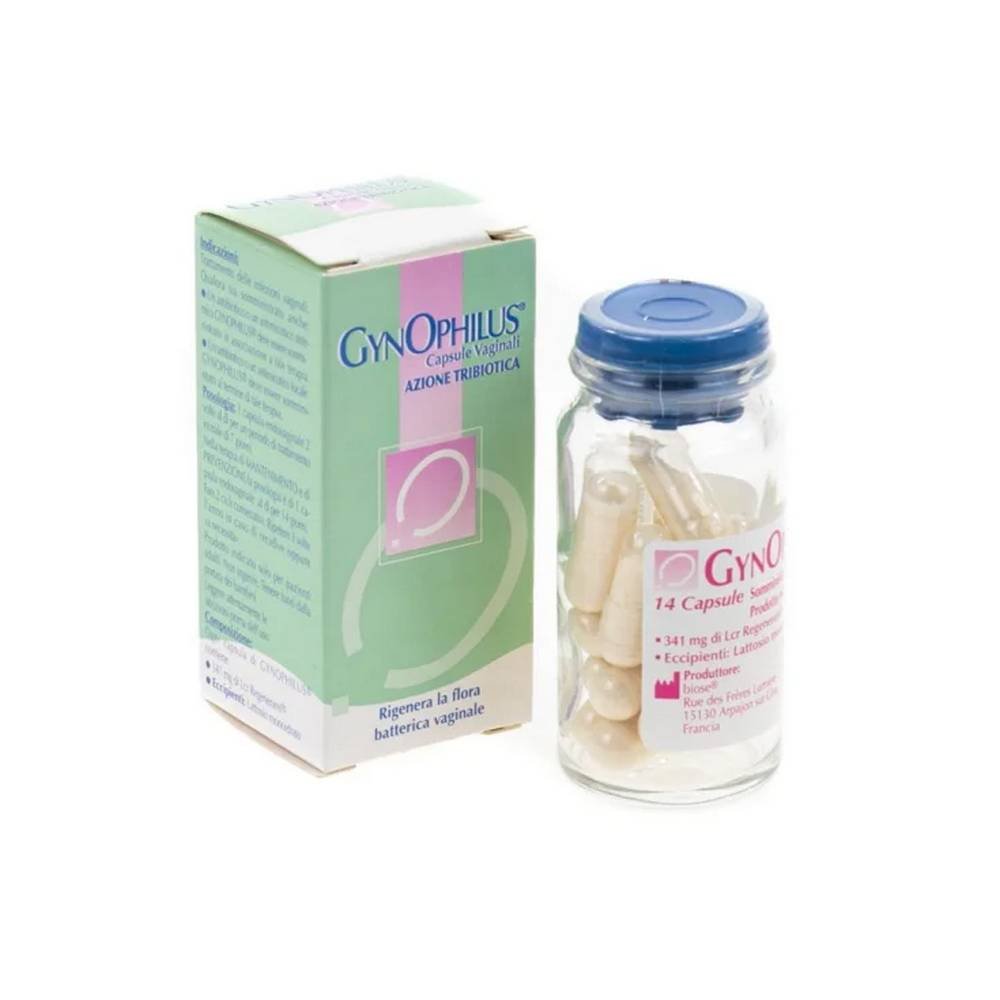 phytolab gynophilus 14 per affezioni vaginali PHYTOLAB Gynophilus 14 - Per patologie vaginali contient des produits 100% naturels Lactobacillica et Rhamnosus, qui aident à rétablir l'équilibre physiologique de la flore vaginale, utilisé pour les mycoses, la vaginite bactérienne, la vaginose bactérienne et dans tout autre cas de déséquilibre de la flore vaginale.