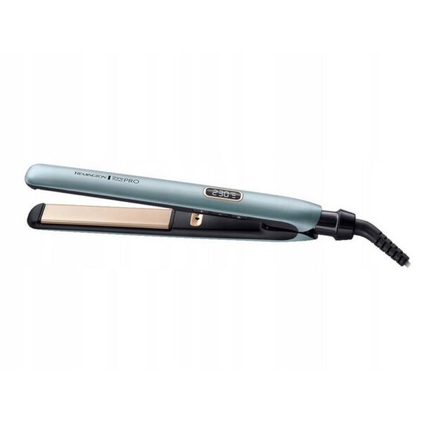 La ALISADORA REMINGTON S9300 SHINE THERAPY PRO proporciona un peinado seguro y extremadamente efectivo, apagado automático después de 60 minutos, cable giratorio y calentamiento rápido.