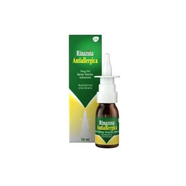 RINAZINA Antiallergica 10 ml est un décongestionnant nasal utilisé pour la rhinite catarrhale aiguë et la pharyngite, la rhinite allergique, la sinusite aiguë.