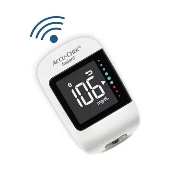 Measures blood sugar levels with high accuracy - Roche Nicholas Accu-Chek Instant,