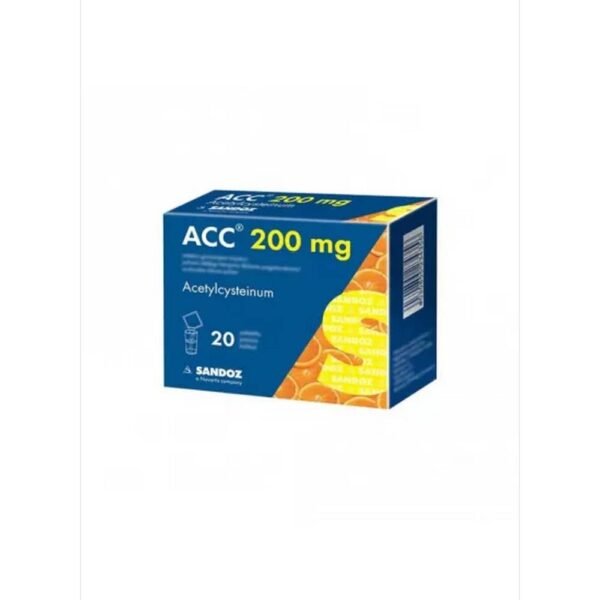 Обеспечивает разжижение мокроты и облегчение дыхания — Sandoz ACC 200 mg,