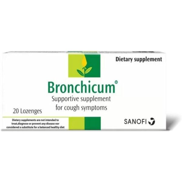 Alivio del dolor e irritación de garganta – Sanofi Bronchicum Lozenges,