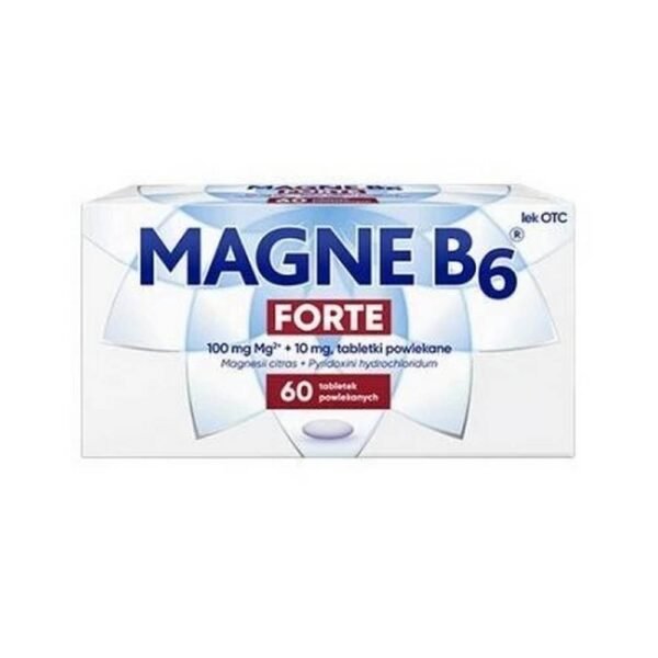 Magne B6 Forte contains magnesium, which is an essential cation needed for the proper course of biochemical processes in the body.