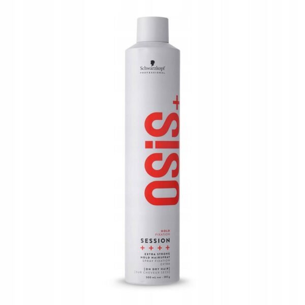 Schwarzkopf Osis Session Extra Strong Hold 500ml very strong hold provides long-lasting fixation of the hairstyle, protecting hair from moisture and frizz, dries quickly and does not weigh down the hair, making it elastic and shiny.