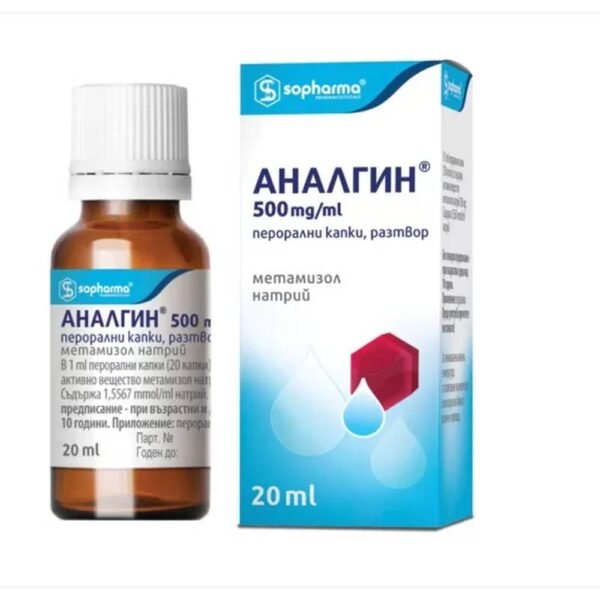 Alivio del dolor – Sopharma Analgin Drops 500mg,