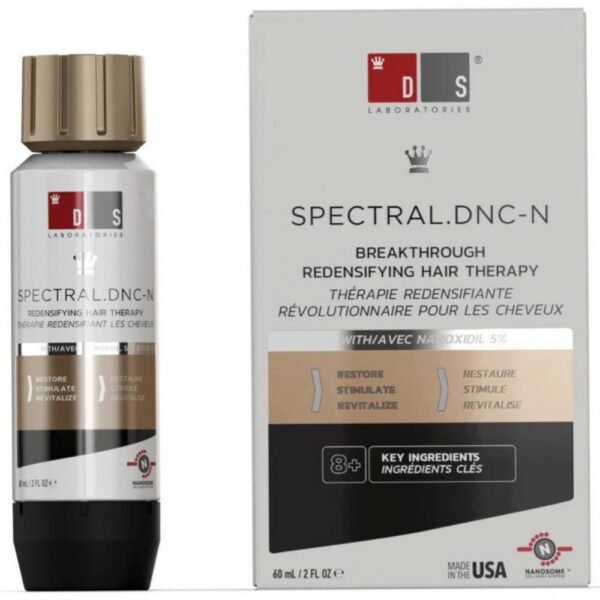 Spectral DNC-N USA NANOXIDIL fortalecedor del cabello +G mejora el crecimiento y el crecimiento del cabello состоЏние кожи головы, можно использовать как на стадии brillo, sí en la etapa de volos.