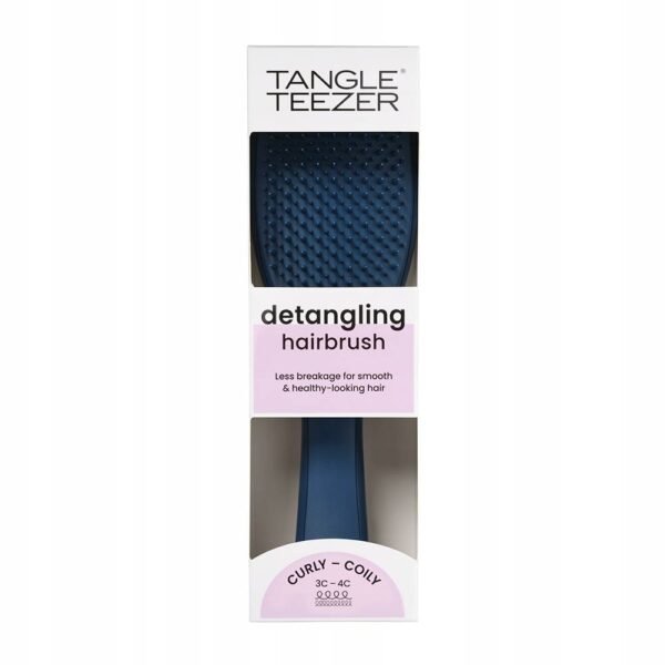 TANGLE TEEZER UTD Cepillo para cabello naturalmente rizado - Galactic Los dientes largos combaten eficazmente los enredos, mientras que los dientes más cortos reducen el encrespamiento y mantienen el rizo y el volumen.