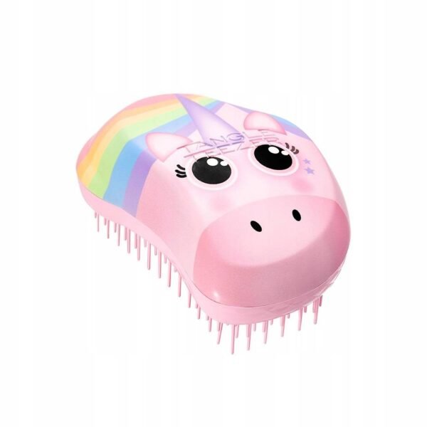 Tangle Teezer The Original Mini Hairbrush Pink Rainbow Unicorn es ideal para todo tipo de cabello, peina perfectamente tanto el cabello húmedo como seco sin arrancarlo, deja el cabello suave y brillante.