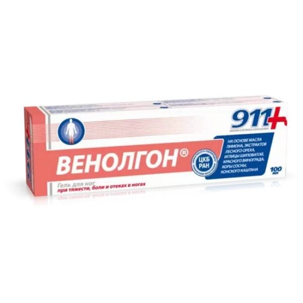 Reducción de la hinchazón y la inflamación debido a las varices - Twins Tec 911 Venolgon Gel,