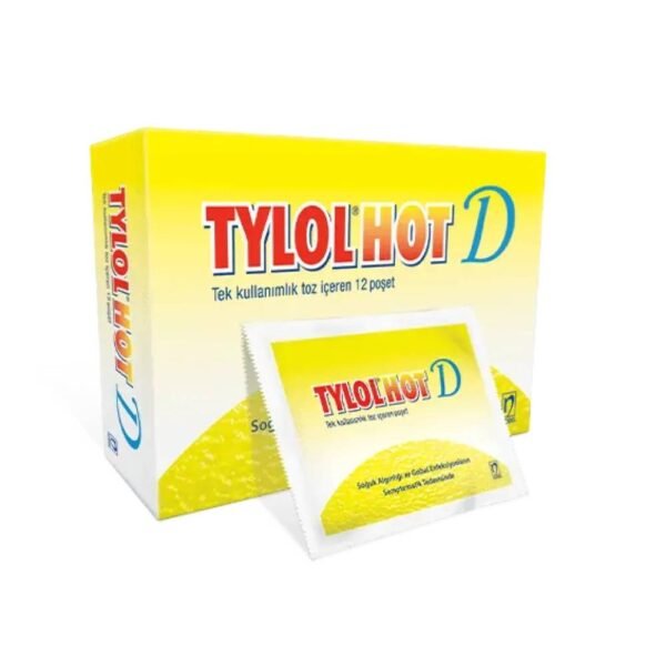 Relieves Cold and Flu Symptoms-Nobel Pharma, Tylol Hot D, 12, Hydrates During Illness-Nobel Pharma, Tylol Hot D, 12, Soothes Sore Throat-Nobel Pharma, Tylol Hot D, 12, Easy-to-Consume for Children-Nobel Pharma, Tylol Hot D, 12