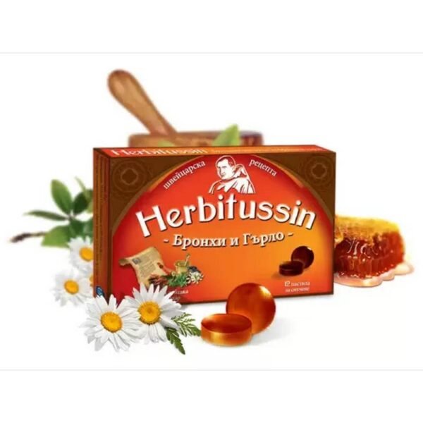 Alivio de los síntomas de la tos y el resfriado - US Pharmacia Herbitussin,