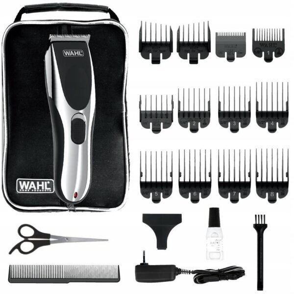 Wahl 9649-1316 Беспроводная машинка для стрижки волос с аккумулятором и богатым набором аксессуаров, обеспечивает максимальную свободу движений и чрезвычайно длительное время работы во время стрижки.