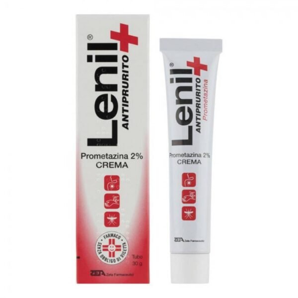 ZETA FARMACEUTICI Lenil Antipruritus 30 g for insect bites and other skin irritations, to relieve redness, burning, itching and sunburn.